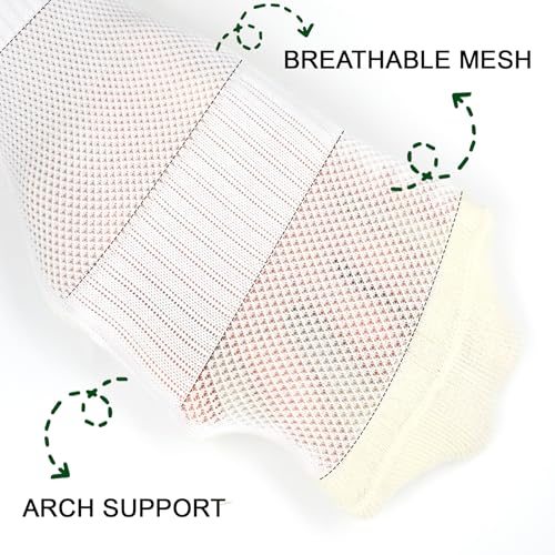 SkiBeaut Kids Soccer Grip Athletic Socks, 4 Pack Anti Skid Football Youth Grippy Slipper Socks for Youth Boy Girl 4-16 Years3