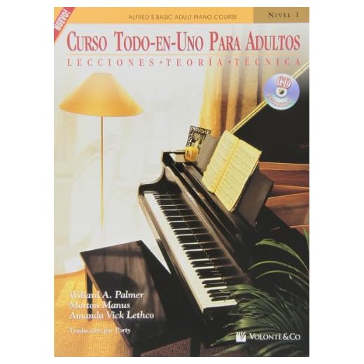 Curso Todo en Uno para Adultos: Nivel 1 con CD: Lecciones * Teoria * Tecnica (Spanish Language Edition), Book & CD (Didattica musicali)