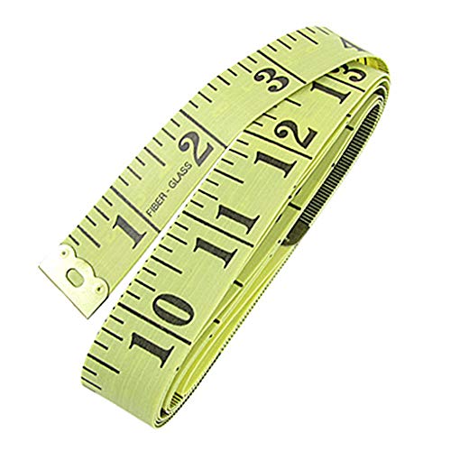 Image of Measuring Tape for Body (150 cm / 60 Inch) - Soft Fiberglass Tailor Tape for Sewing, Tailoring, Dressmaking, Weight Loss, Dual Scale, Flexible Ruler (Inch & CM)