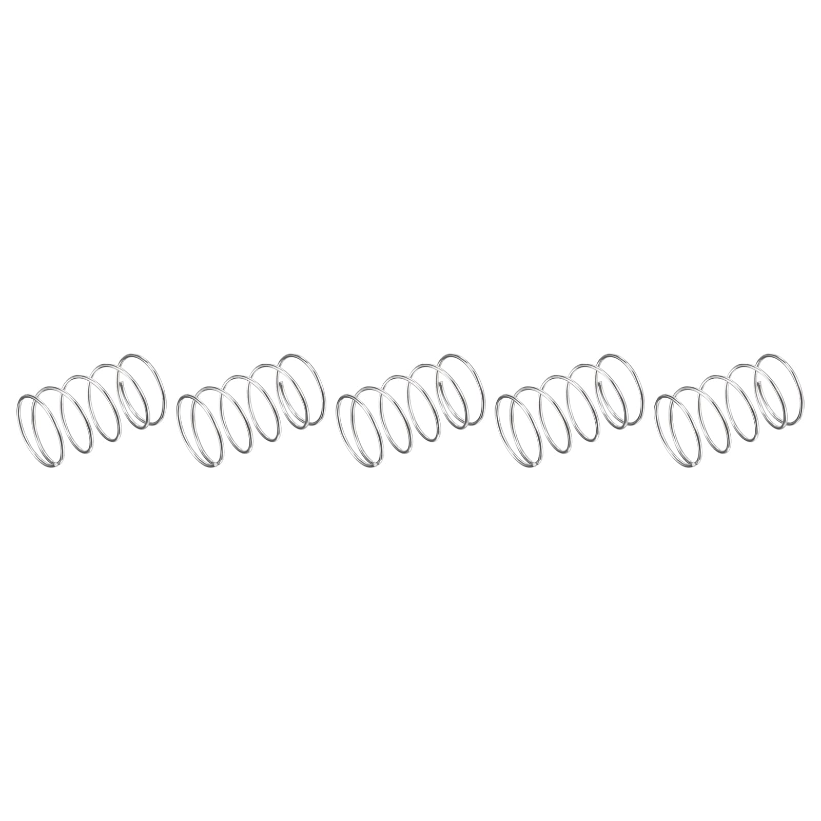 METALLIXITY Compression Springs (1x16mm OD,40mm Free Length) 5Pcs, 304 Stainless Steel Extension Spring - for Shop Home Repairs, DIY Projects, Silver Tone — Amazon image 23