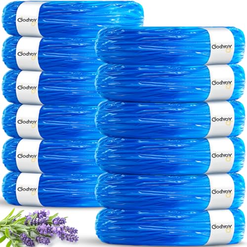 Godyoy 12 Pack Cat Litter Refill Bags Compatible with Litter Genie XL+/XL/Plus/Standard/Style/Desgin Pail, Extra10% Length 27 Months Use Time, 100% Odor Control, Cartridge NOT Included