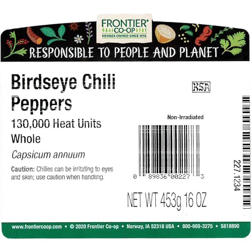Frontier Co-op Whole Birdseye Chili Peppers 1lb image 5
