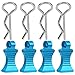 Clips de Coque de Corps de Type R, en Alliage d'aluminium léger résistant à l'oxydation Exquis RC Clips de Coque pour(Bleu)