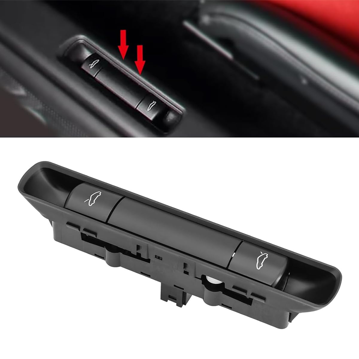 Interruptores de apertura del capó y del maletero compatibles con Porsche 911, Boxster (2005-2012) y Cayman (2006-2012), 99761310502A05