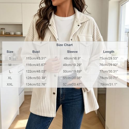 ANANASURF Womens Oversized Coat Button Down Collar Barn Jackets - image 6