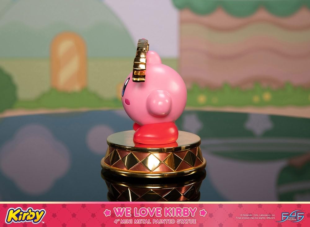 Amazon.com: First 4 Figures Kirby DieCast We Love Kirby Statue