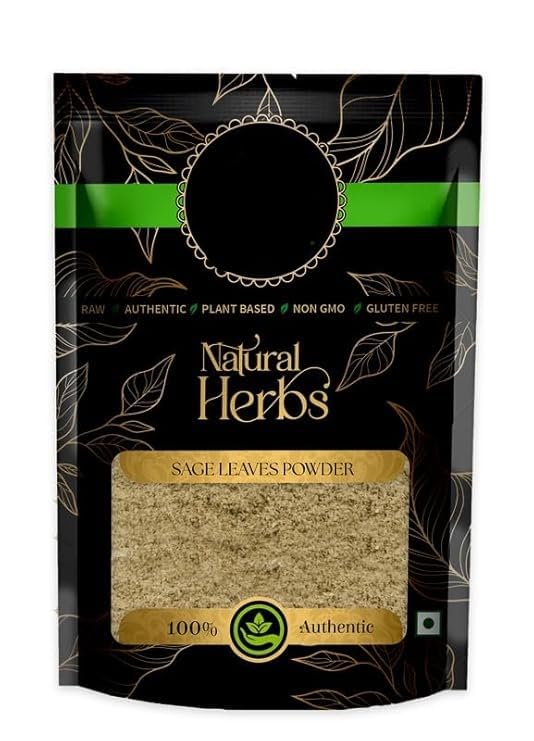 TU Sag'e Leaves powder - Sage Herb Leaves Powder - Skin Glow - Sage Powder - Pure & Natural (100 Grams)