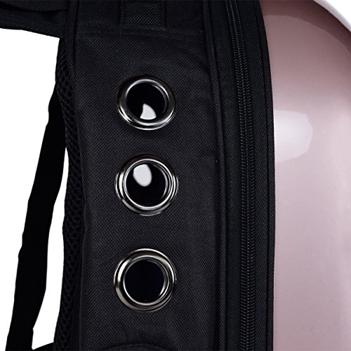 giantex astronaut pet cat dog puppy carrier travel bag space capsule backpack breathable