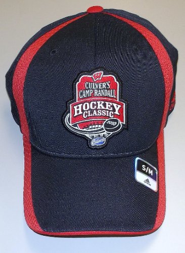 Casquette Wisconsin 2010 Adidas Flex Hat extensible taille S/M
