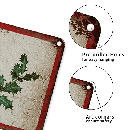 Plaque en métal de qualité Winter Seasons rétro 61x15cm
