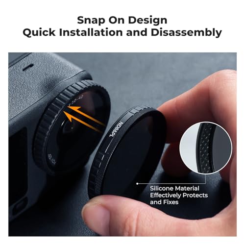 Image of K&F CONCEPT CPL ND Filter Kit Compatible with DJI Osmo Action 6, 4 Pack (ND8&PL ND16&PL ND32&PL ND64&PL) Hybrid Neutral Density Polarizing Action Camera Accessories, Multicoated HD Optical Glass