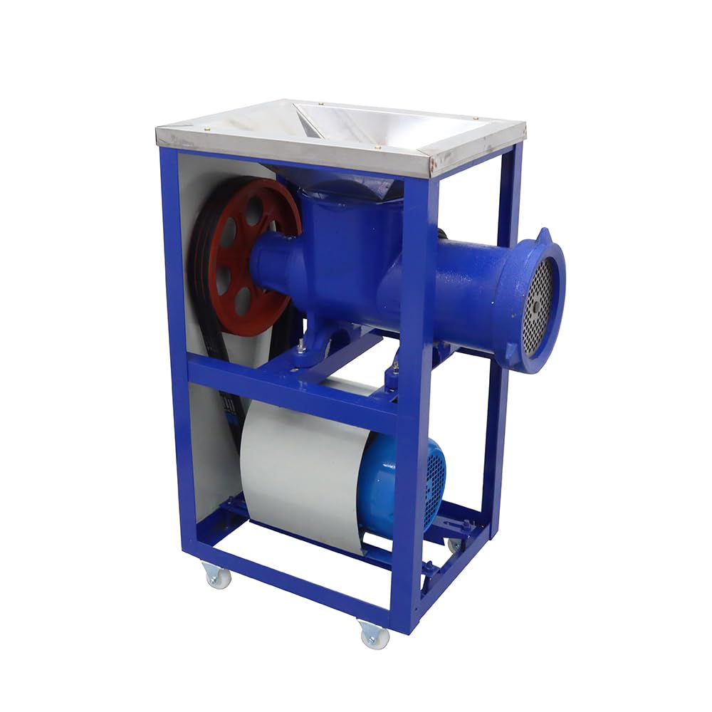 Trituradora de huesos de 220 V y picadora de carne tipo 62 Máquina trituradora de carne y hueso Picadora de carne eléctrica para pescado, pollo y verduras, 4KW 6
