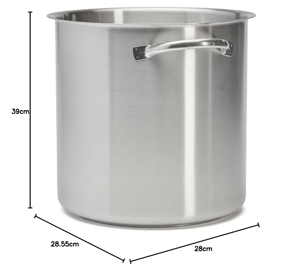 De Buyer, OLLA SIN TAPADERA PRIM APPETY ø28CMx28 CM ALT-3507.28