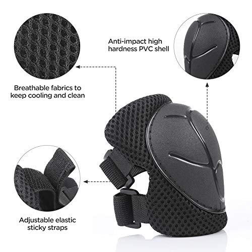 Image of DaCool Kids Protective Gear Set Helmet Knee Pads Elbow Pads Wrist Guards 7 in 1 Set with Adjustable Strap for 3~8yrs Boys Girls Toddler Children Rollerblading Skating Skateboard Cycling Outdoor Sports