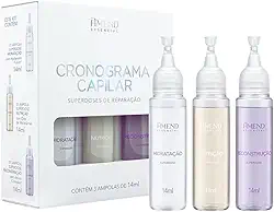 Cronograma Capilar Superdoses de Reparação Amend Essencial, 3 ampolas