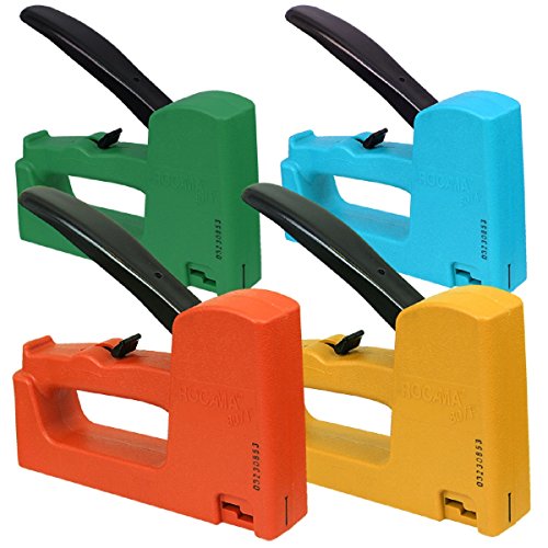 Grampeador Pistola Rocama p/80 Folhas