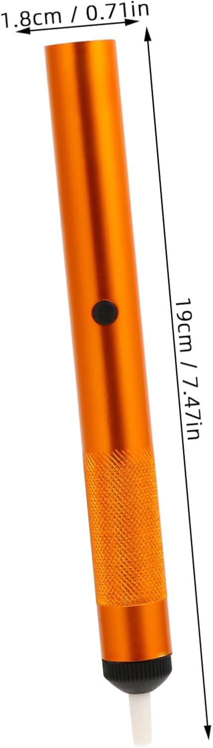 WOONEKY 3pcs Solder Sucker Tool Set Manual Desoldering Pump with Strong Suction Lightweight Aluminum Solder Remover for and Pcb Repair