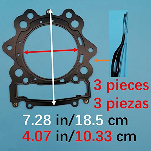 Tuzliufi Complete Rebuild Head Top Bottom End Engine Gasket Set Kit Compatible With Yamaha Raptor Yfm700 Yfm700R Yfm700Rse Yfm700Rsp 700 700R R 2006 2007 2008 2009 2010 2011 2012-2014 Z488 #TOP4