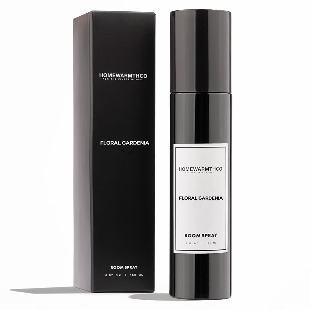 Gardenia Room Spray – 5.07 oz Scented Air Freshener Spray for Home, Office & Linen – Long-Lasting Aromatherapy Mist for Bedding, Pillows & Fabrics –