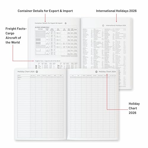 Image of Anupam Fash 2026 Diary with Dates, 2026 Daily Planner Month Cut Index Full Page for Monday-Friday and Saturday-Sunday in one Page with Monthly Calendar, 80GSM B5 365 Days Diary (Green)