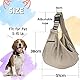 Hundetragetasche Tragetasche für Hunde NATUYA Träger mit Netztasche für Carrier Dogs Katzen-Hände Freie Pet Bag-Schnalle Netz Tasche Haustier Tasche (Khaki)