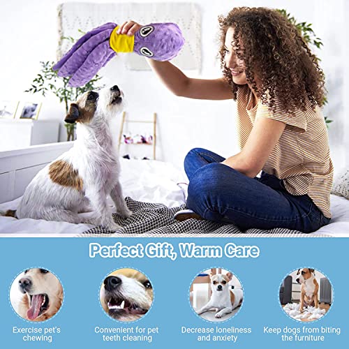 Intelligenzspielzeug für Hunde,Schnüffelspielzeug Hund,Hundespielzeug Schnupftabak,Quietschend Welpenspielzeug,Interaktives Hundespielzeug,Puzzle Toys for Dogs,Oktopus Interaktives Hundespielzeug