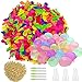 Funny House 1000 Pcs Globos de Agua, Magic Water Balloons Bombas de Agua Incluye 1000 Globos, 5 Aplicadores de Juguete y 1000 Bandas de Goma