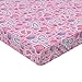Ambesonne Cartoon 2 Pack Fitted Sheet, Bows and Buttons Ribbon, Bed Cover All-Round Elastic Deep Pockets 2 Pieces, Package Contains 2 Full Size Fitted Sheets, Pale Pink and Mauve