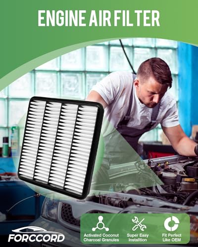 Image of 2-Pack Engine Air Filters for Tundra 07-21,Sequoia 08-17,Land Cruiser 08-21
