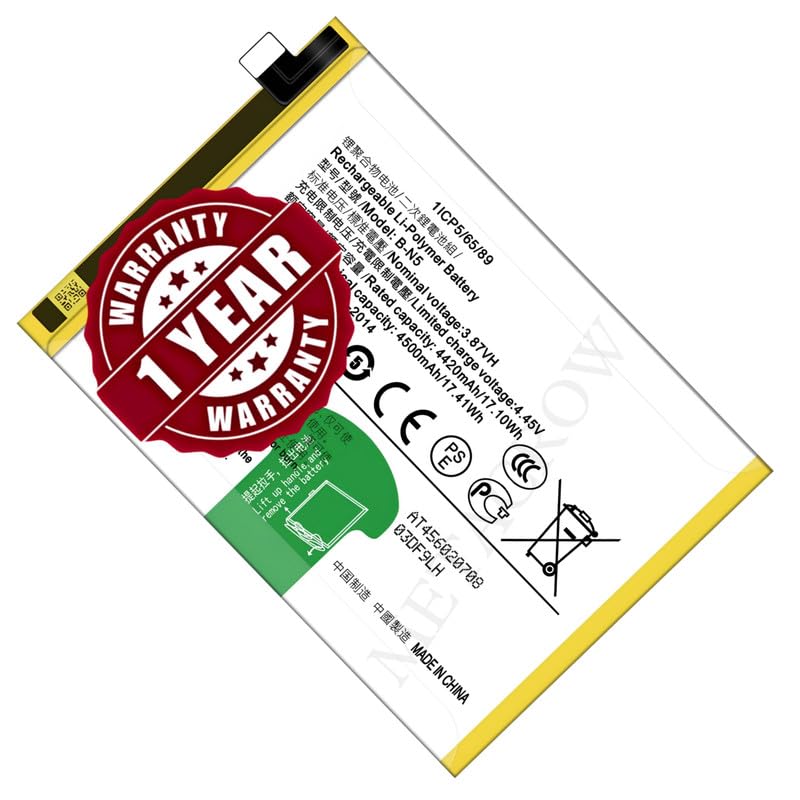 Image of Original B-N5 Battery Compatible for Vivo X50 Lite (1937, V1937) | Y51s (V2002A) | Y70s (V2002A) - (4500mAh) - 1 Year Warranty JK1