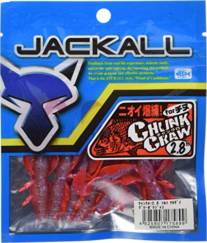 JACKALL(ジャッカル) ワーム チャンクロー 2.8インチソルト クロダイ グローボケジャコ.