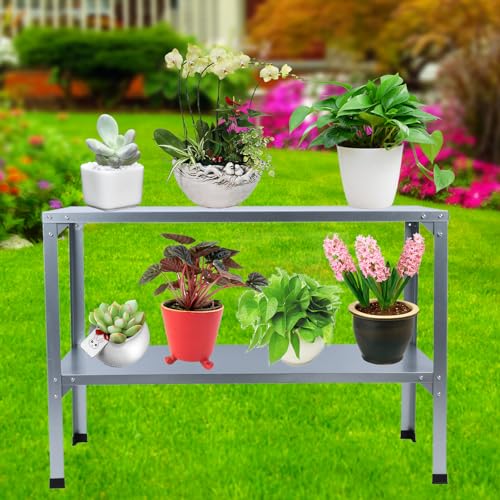 Banc de rempotage en métal 120 kg de charge fer galvanisé table LHT - 3