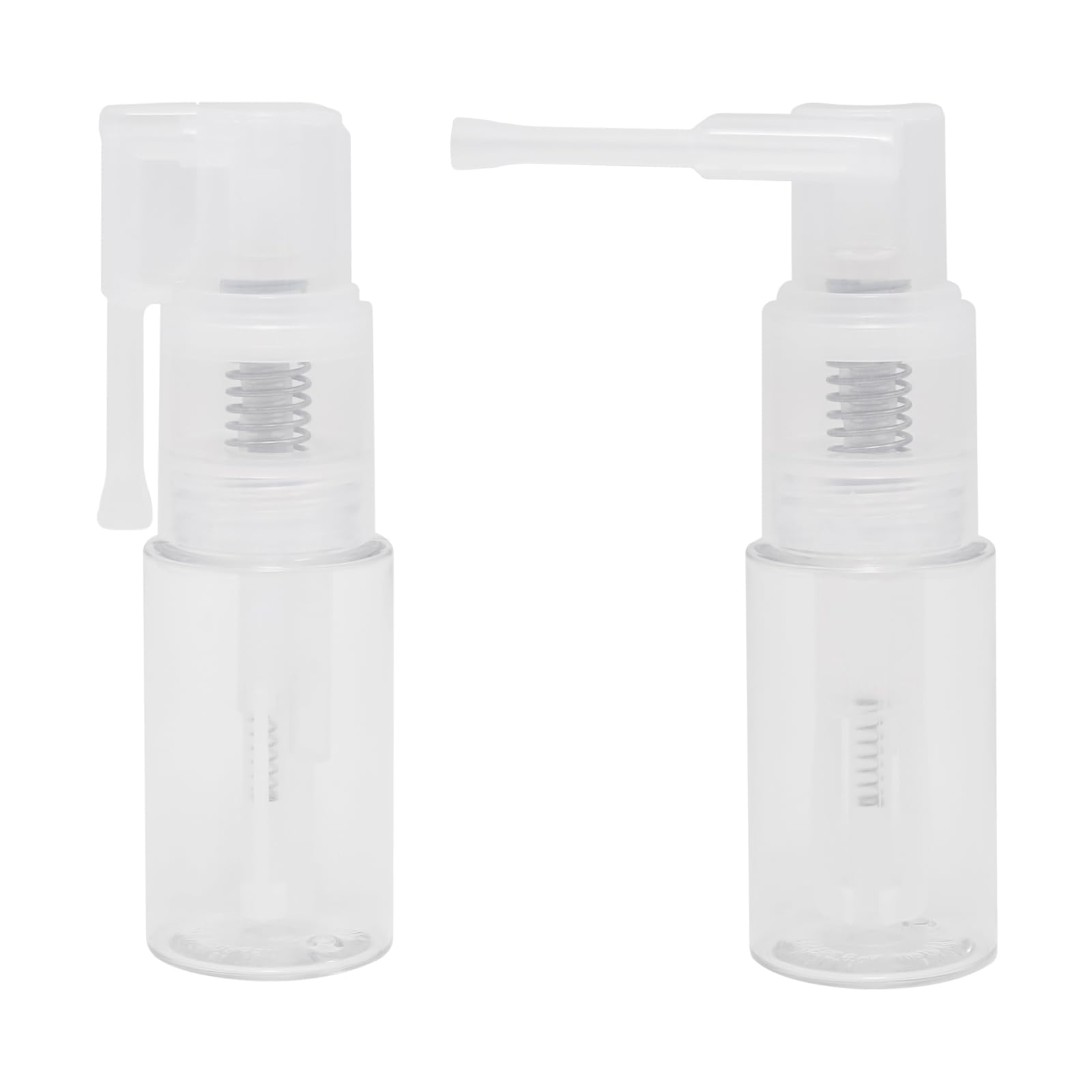 2 PCS 35ml Powder Spray Bottle, Transparent Glitter Duster Sprayer, Empty Multi-Purpose Plastic Powder Spray Bottle for Cake, Card, Flower, Scrapbooking