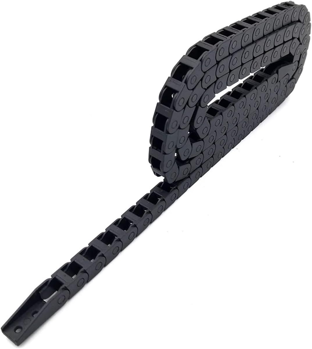 Transmission Chain of Power 1 Meter 5x5mm Wire Carrier Cable Drag Chain for CNC Router Engraving Machine Roller Plastic Transmission Tanks Transmission Chain of Power