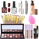 33 Pcs Makeup kit for women full kit makeup set for girls teens Eyeshadow Palette Lip Gloss Nail pol