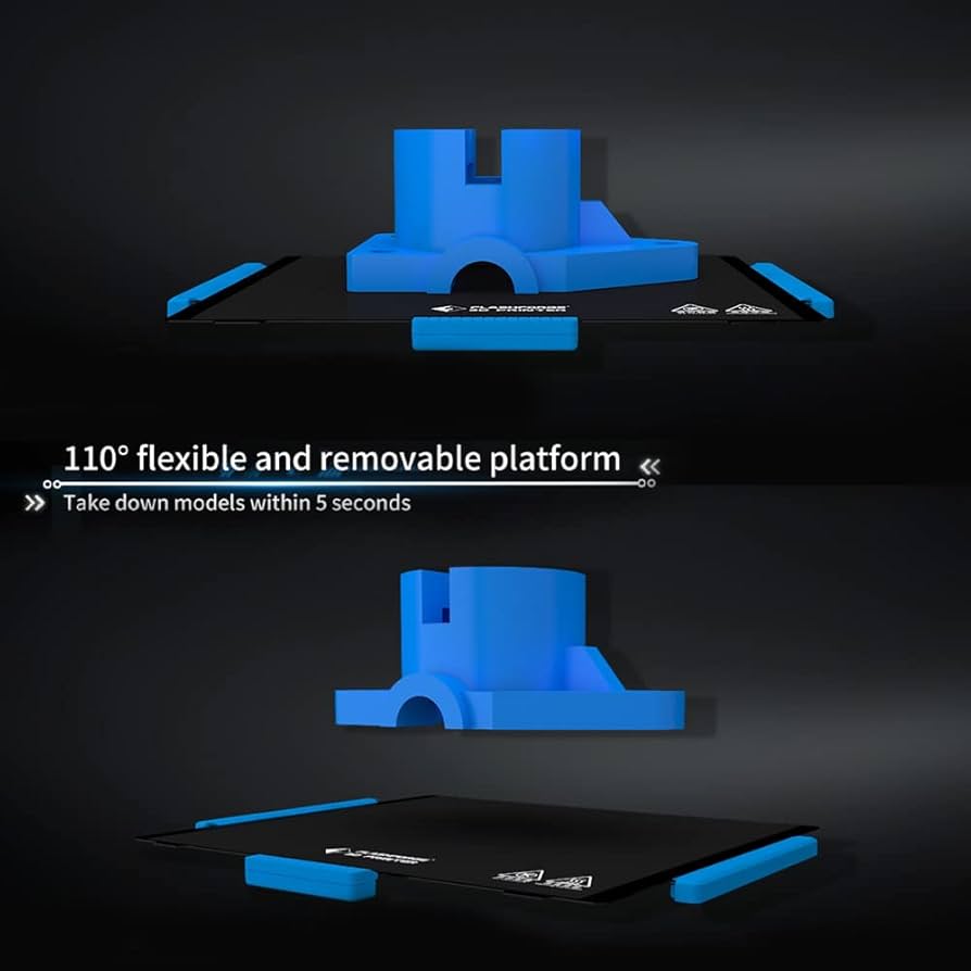 Amazon | FlashForge 3Dプリンタープラットフォーム フレキシブル