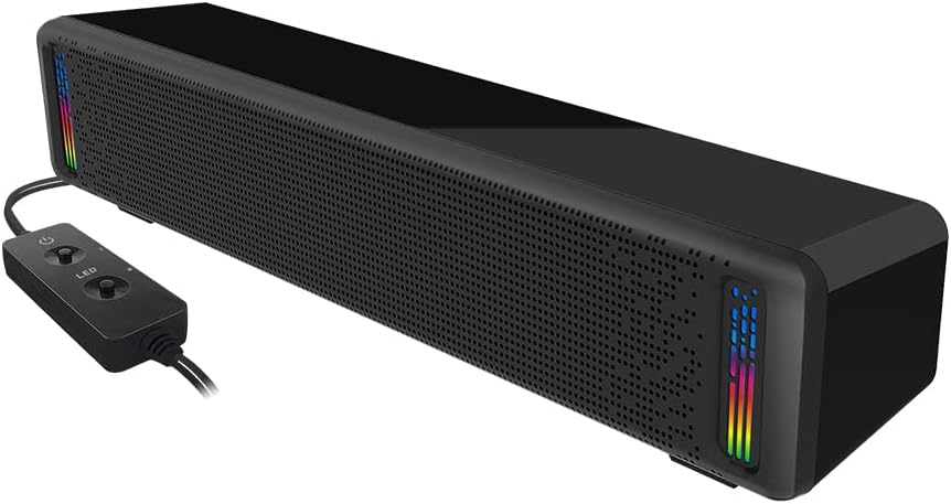 Datazone YM-R30 USB Computer Speaker, 2.0 Channel, 6W, Black, ...