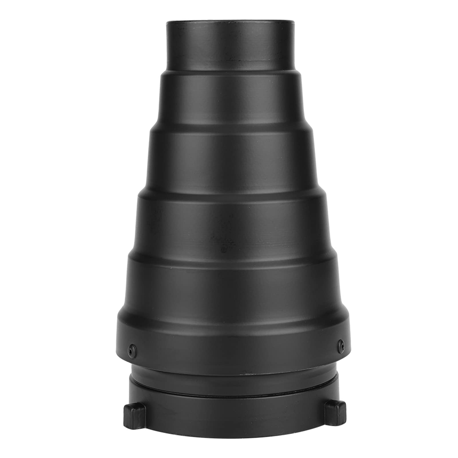 Snoot Ottico Bowens, Snoot Honeycomb Grid Light Beam Tube Bowens Mount Filtro in Lega di Alluminio per Studio Strobe Flash e 4 Pezzi Gel Colorato per la Direzione Dell'illuminazione e la Prevenzione