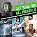 Black Electrical Tape 10 Rolls 4 mil Thick Waterproof, 3/4 in x 65.6ft, Industrial Grade UL/CSA Listed High Temp Electrical Tape Electric Super Vinyl for Electrical, Repairs, Automotive and Equipment