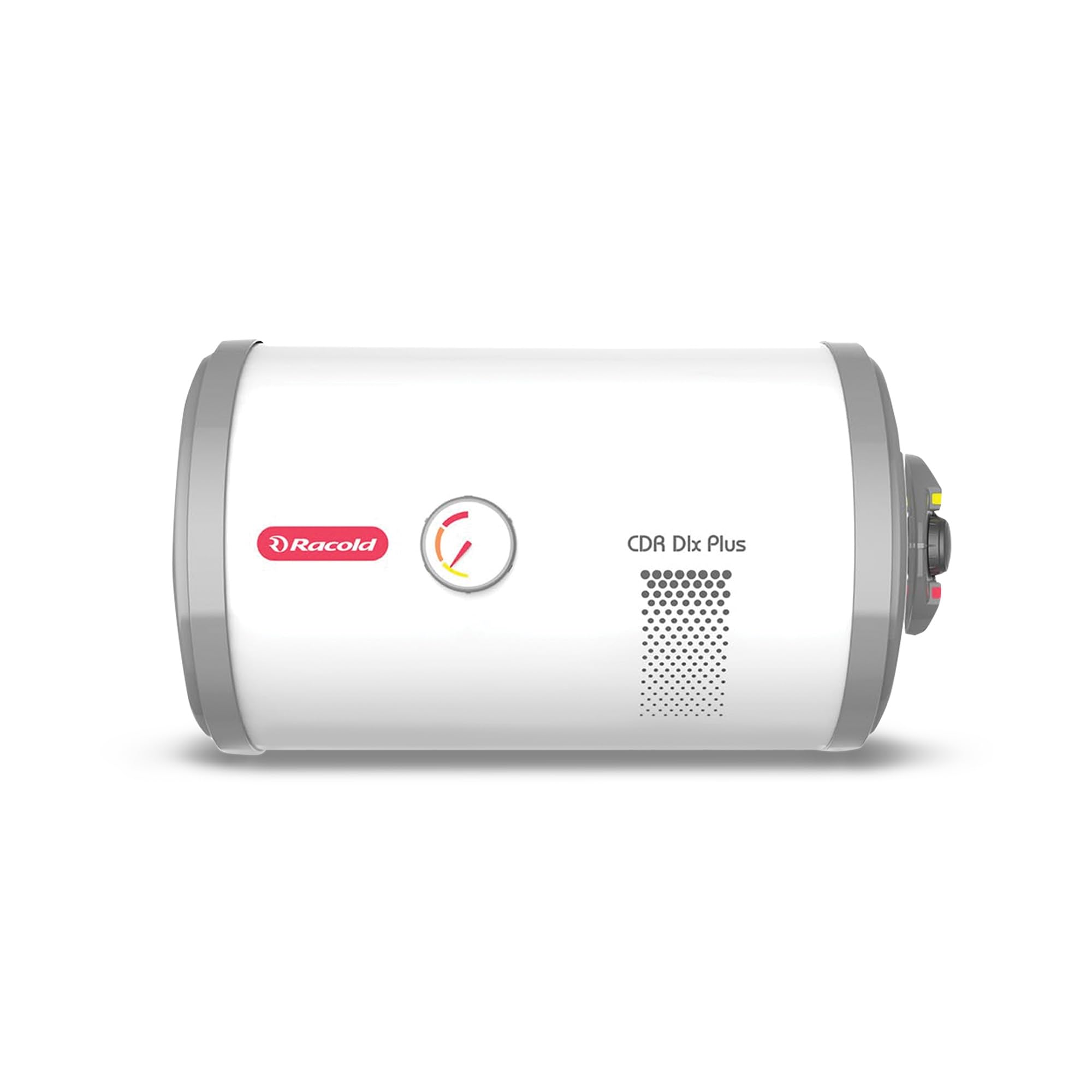 Racold CDR DLX Plus 25L Horizontal Energy Efficient Storage Water Heater(Geyser) with Free Standard Installation & Pipes|Temperature Display & Knob|Fits Under False Ceilings|Titanium Enameled Coating-image-1