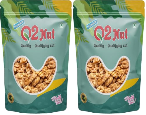 Image of Q2 Nut (California Walnuts Kernels /Akhrot Giri, 200g) (Pack of 2)
