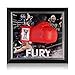 Exclusive Memorabilia Guantone da Boxe Firmato da Tyson Fury. Incorniciato