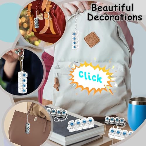 Image of Metal Keychain with Carabiner Clip | Portable Key Ring Holder | Heavy Duty Key chain Charm | Everyday Carry Key Accessory for Men Women | Gift for Car & Bike Keys