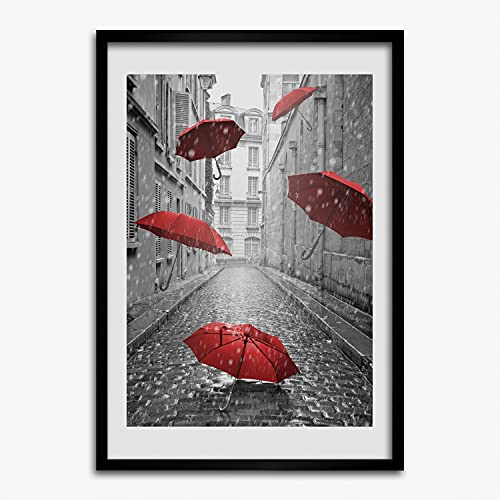 Cadre 50x70 cm Tulup Parasol France pour habiller un grand mur vide