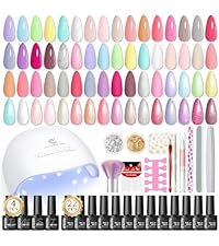 Amazon | PEACECOLOR ジェルネイルキット 全39点 22色ジェルネイル
