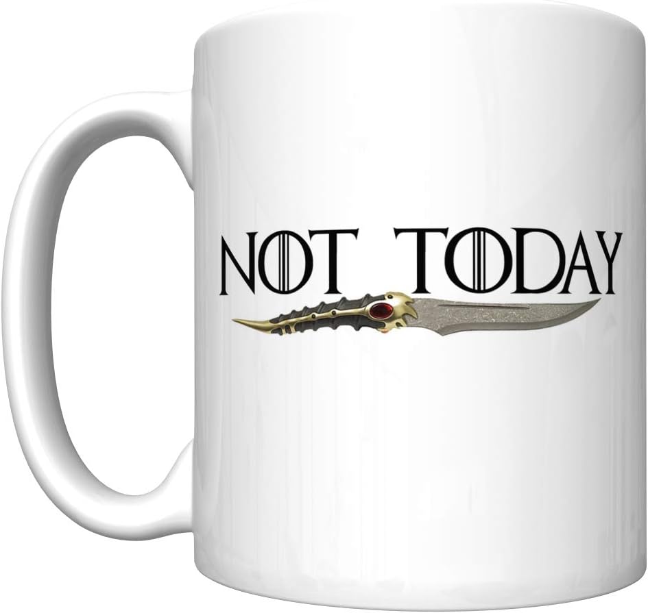 CJ Artisans Not Today With The Catspaw Dagger (Arya Stark, Game of Thrones) [H] Coffee Mug