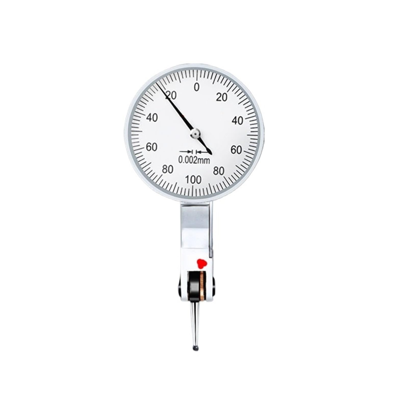 Comparateur à levier 0,01mm à cadran orientable pour contrôle de faux-rond