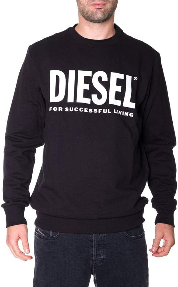 Amazon ディーゼル Diesel メンズ スウェット メンズ スウェット プルオーバー ロゴプリント 00swfh0bawt トレーナー パーカー 通販