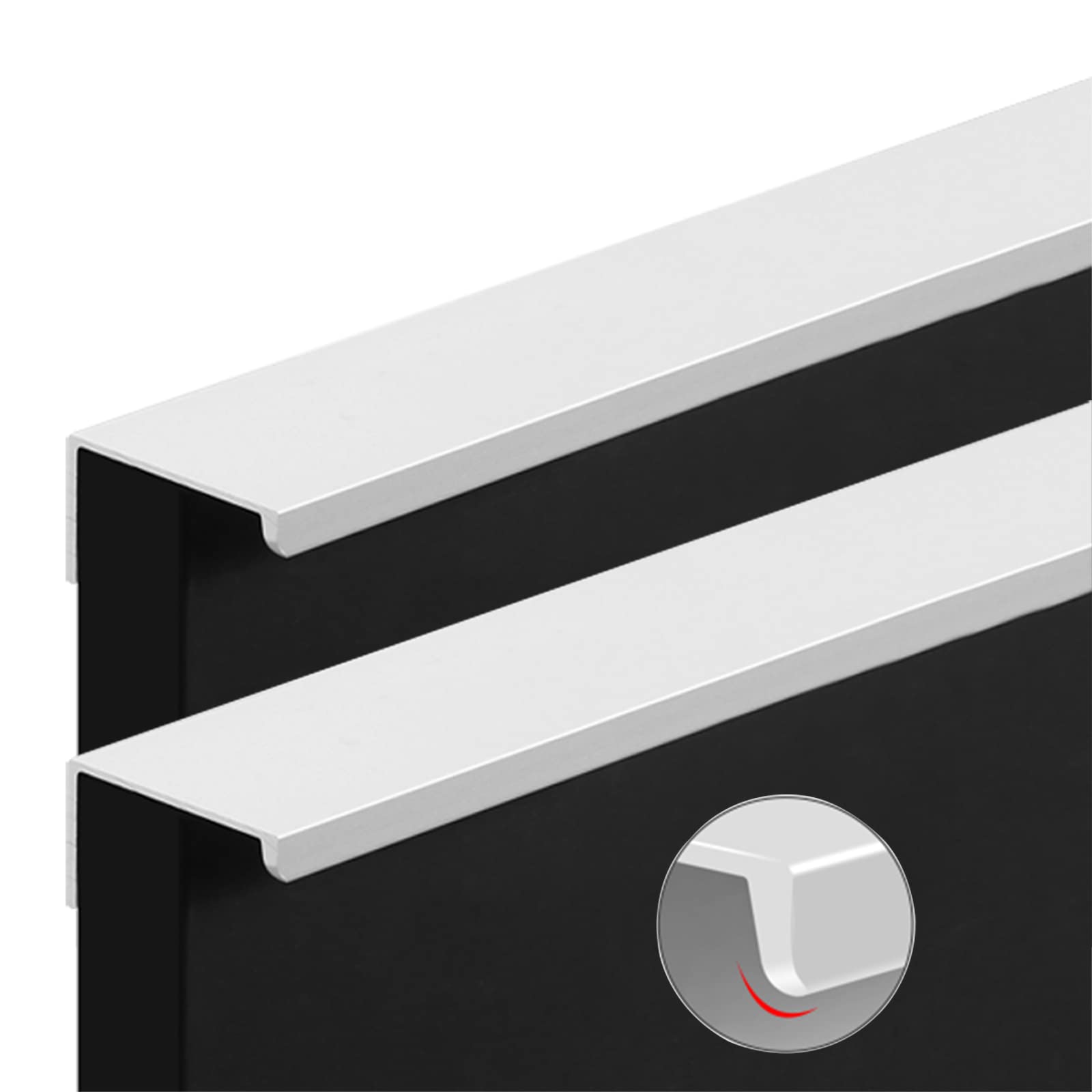 Poignée de porte cachée pour éliminer les poignées saillantes de placard