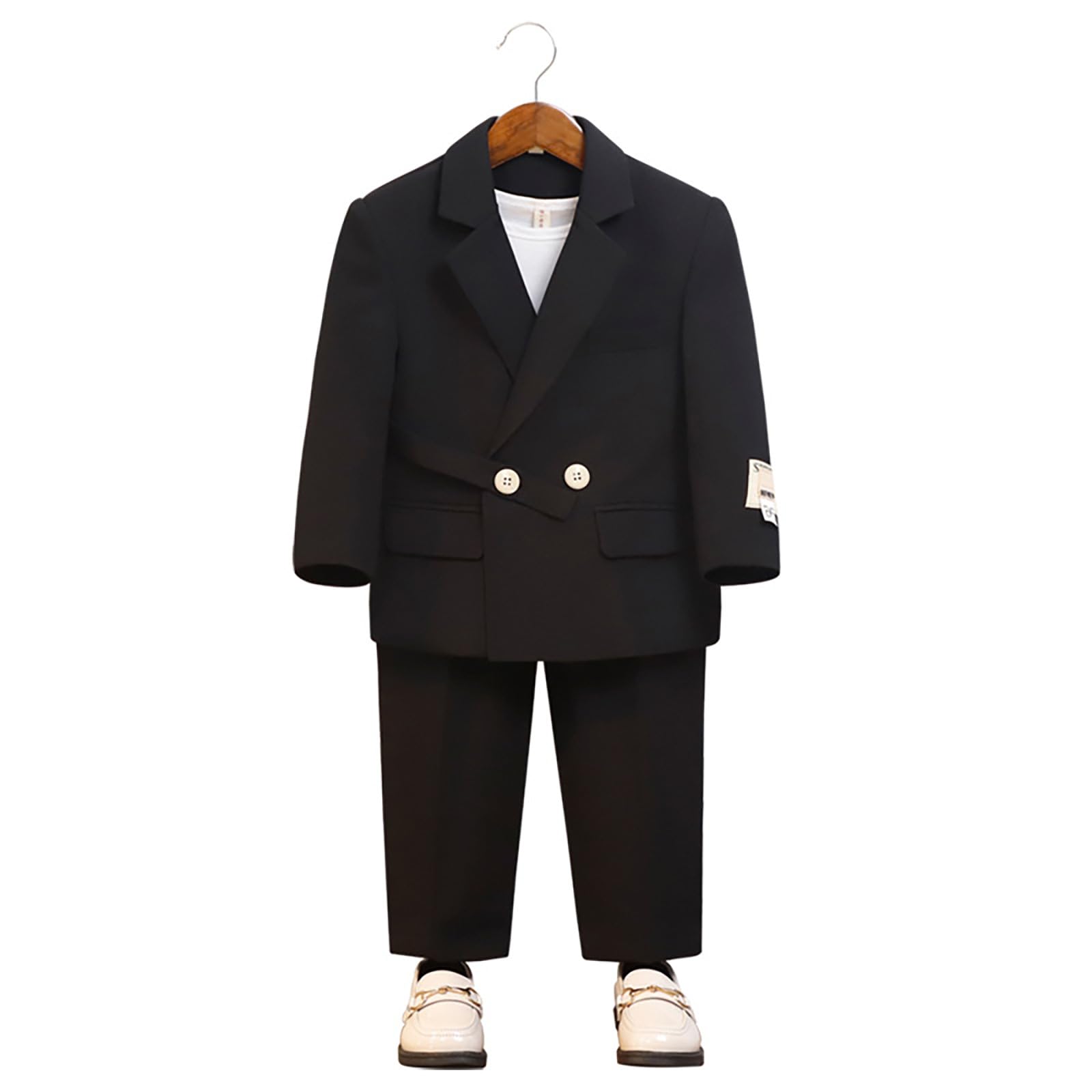 Generisch Traje de bautizo niño bebé 68 niños trajes de negocios abrigo 3 piezas traje de esmoquin para niños traje formal para niños con pantalones camiseta interior para niños